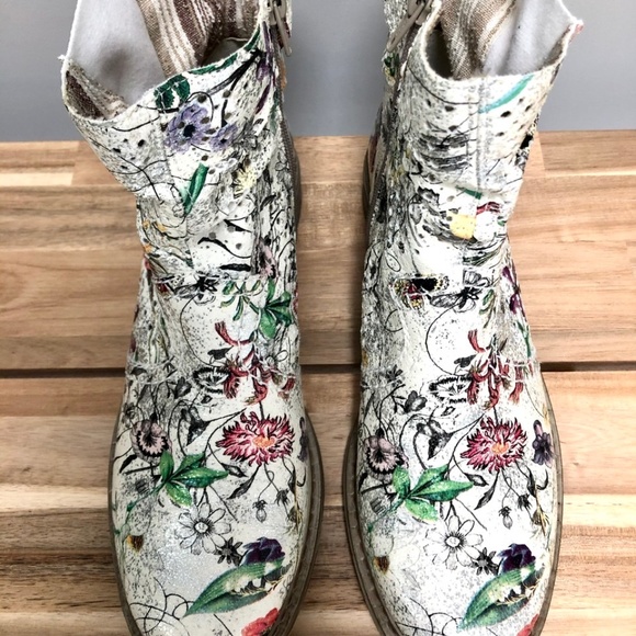 Rieker Floral Ankle Boots - Multicolor - Picture 2 of 13